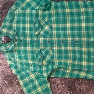 Men's flannel long sleeve shirt